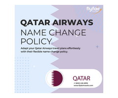 +1 (800) 416-8919 - Qatar Airways Name Correction Policy