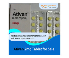 Ativan 2mg Tablet for Sale - New Care Online Pharmac