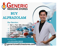 Buy Alprazolam Medication Safely From Generic Medicine store