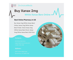 Buy Xanax 2mg White Xanax Bars Online | DrchoiceMeds