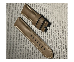 Luxury Panerai Watch Straps - Mocha Brown Calf Deployant Strap