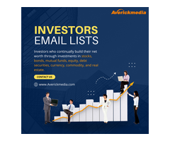Our exclusive Investors Email Lists are your ticket to success
