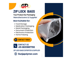 Top Zip Lock Bag Manufacturers
