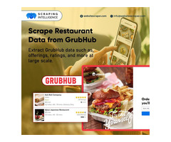 Scrape GrubHub Food Delivery & Restaurant Data