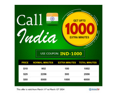 Cheap International Calling Card India from USA and Canada