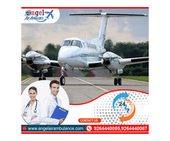 Get Angel Air Ambulance In Bagdogra With Life-Saving ICU Full Setup
