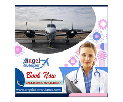 Hire Angel Air Ambulance Service in Kolkata with the World's Best Ventilator Setup
