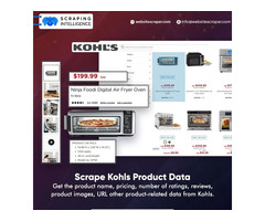 Kohl's Product Data Scraping Service