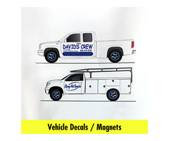 Magnetic vehicle signs in Los Angeles