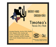 Timoteo's Texas Dry Rub: Sweet, Smoky, and Succulent