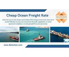 Get the Best Deals on Ocean Freight Rates with Betachon Freight Auditing