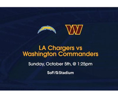 LA Chargers vs Washington Commanders SoFi Stadium