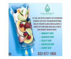 Myers Cocktail IV Price Slash – Book Luxe Mobile IV at Special Rates!