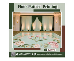 Floor Pattern Printing – Transform Your Space with Banner Stickers Printing