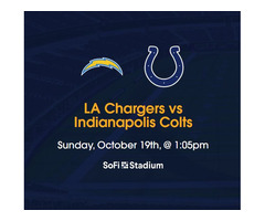 LA Chargers vs Indianapolis Colts Tickets