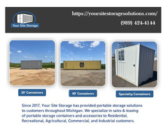 Cheap container storage units in Clare, Michigan