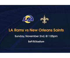 2025 LA Rams vs New Orleans Saints