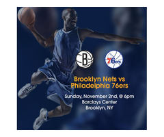 Brooklyn Nets vs Philadelphia 76ers Tickets