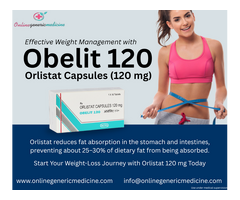 Buy Orlistat 120 mg for weight management | Available at OnlineGenericMedicine